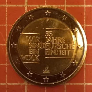 Moneda 2€ Conmemorativa Alemania 2025