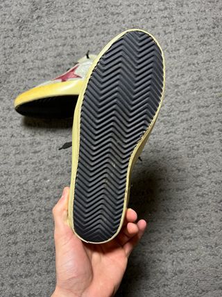 Golden Goose Superstar Talla 36 Beige/Rojo