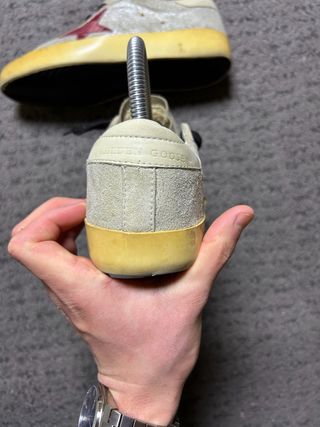 Golden Goose Superstar Talla 36 Beige/Rojo