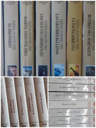 200 cintas VHS Documentales