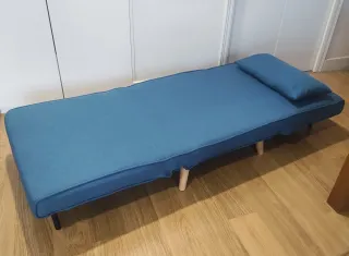 Sillón Cama 1 Plaza Azul