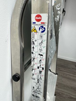 Escalera aluminio 5 peldaños Hailo