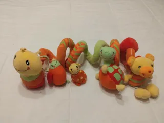 Espiral para coche de bebé con animales