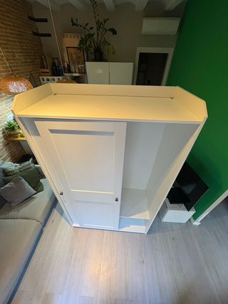 Armario blanco puertas correderas