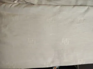 Cortinas de riel beige