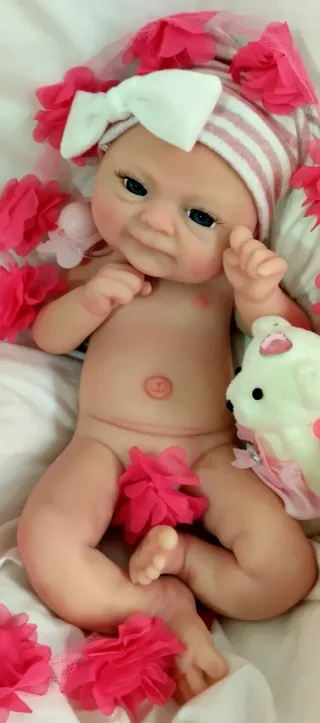 Bebé Reborn Silicona Completa 38cm