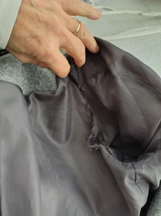 Abrigo italiano de paño gris