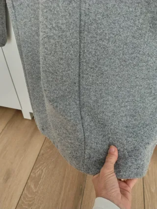 Abrigo italiano de paño gris