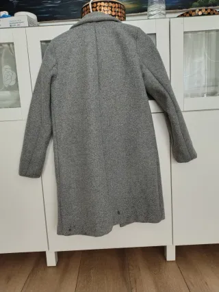 Abrigo italiano de paño gris