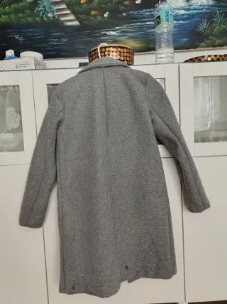 Abrigo italiano de paño gris