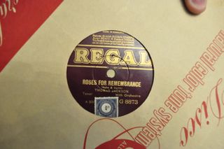 Lotto 8 dischi 78 giri bachelite grammofono '30