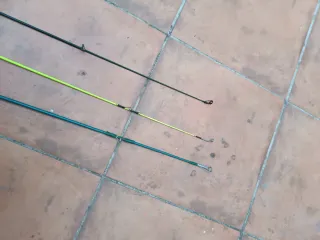 Lote 3 cañas de pescar