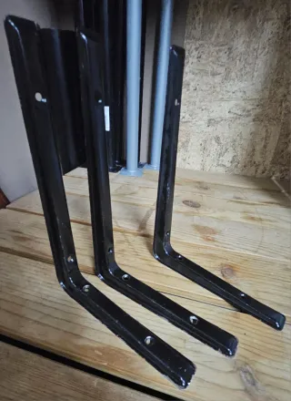 3 Escuadras Negras 22x15cm