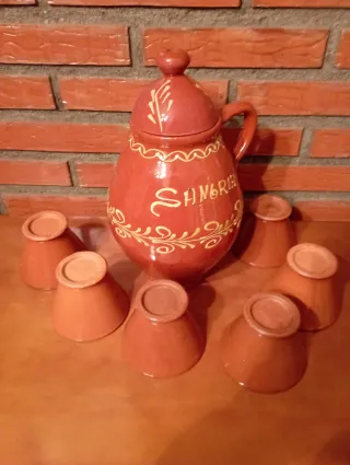 Juego de Sangría Cerámica
