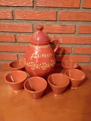 Juego de Sangría Cerámica