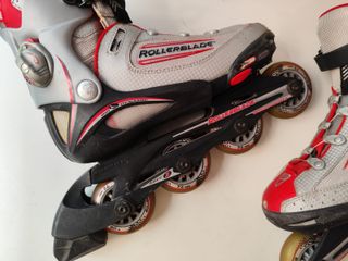 Patines en línea Rollerblade con protecciones