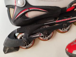 Patines en línea Rollerblade con protecciones