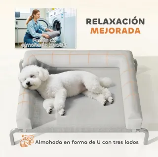 Cama elevada para perros y mascotas