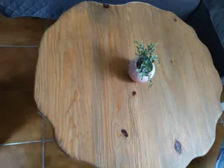 Mesa de centro madera y metal