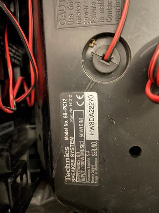 Altavoces Technics SB-PC12 + SB-PS12