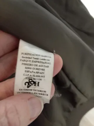 Chaqueta Purificación García verde militar