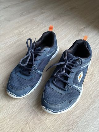 Zapatillas Skechers Hombre Azul Naranja