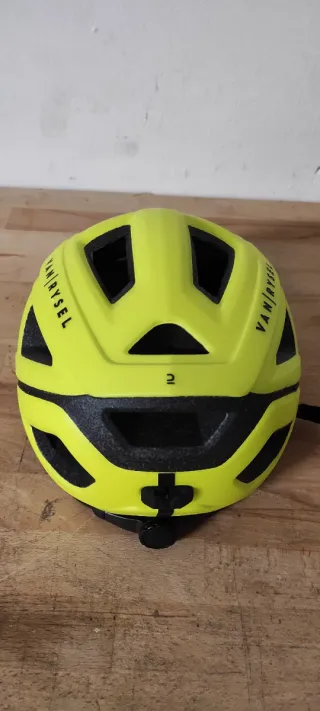 Casco Bicicleta Van Rysel Amarillo