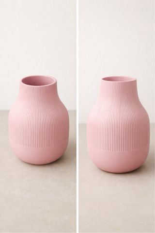 Jarrón Rosa Empolvado Estilo Nórdico IKEA