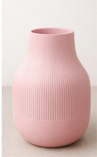 Jarrón Rosa Empolvado Estilo Nórdico IKEA