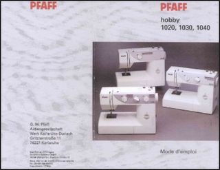 Máquina de coser Pfaff HOBBY 1040 -para despiece-