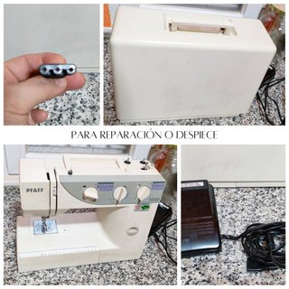 Máquina de coser Pfaff HOBBY 1040 -para despiece-