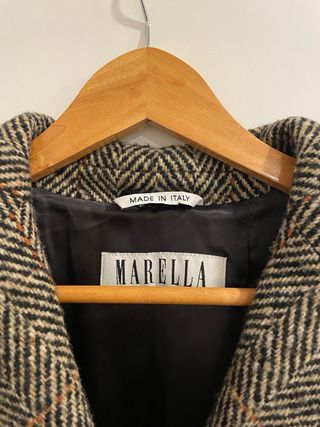 Abrigo Lana Virgen Marella Talla 40