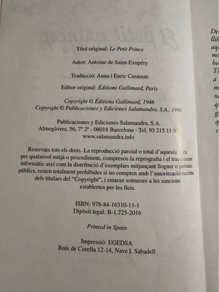 El Petit Príncep (edició oficial)