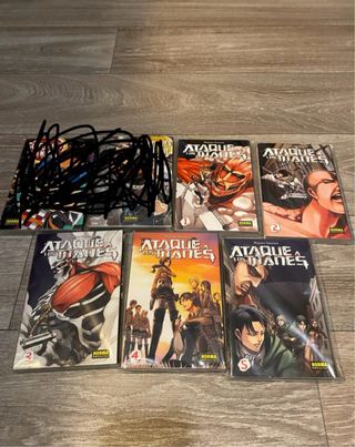Atack on titan 1 al 5
