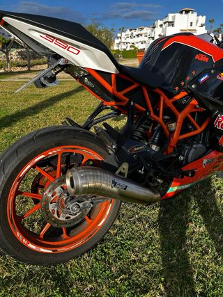 KTM RC125 swap RC 390