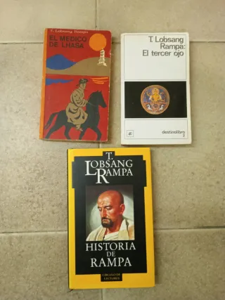 Lote 3 libros Lobsang Rampa