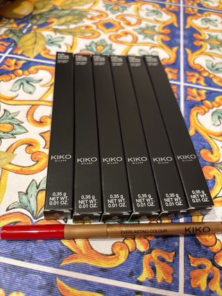 6 Kiko Milano Matite Labbra Everlasting Colour