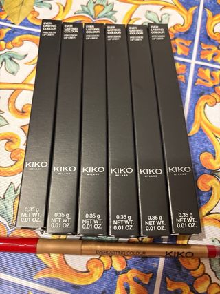 6 Kiko Milano Matite Labbra Everlasting Colour