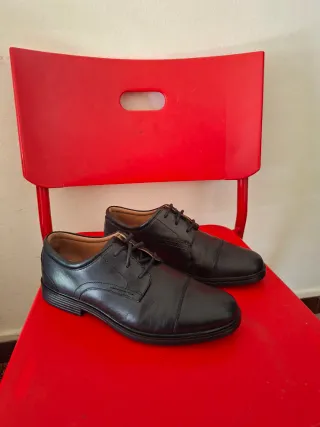 Zapatos Clarks Negros Hombre