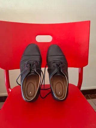 Zapatos Clarks Negros Hombre