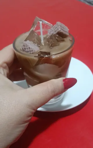Candela iced latte cioccolato