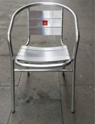 Mesa y 2 Sillas Exterior Aluminio