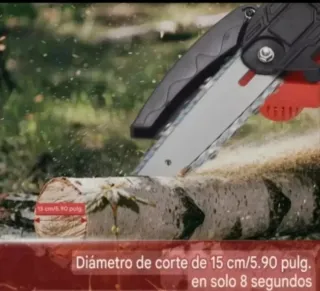 Motosierra Eléctrica Recargable 6 y 4 Pulgadas