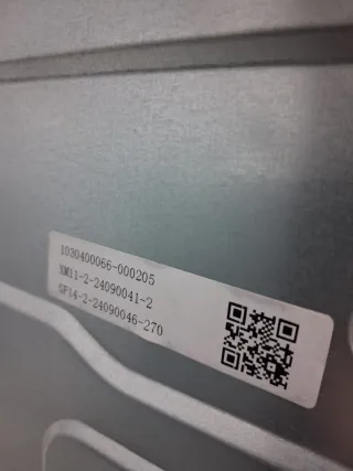 Horno empotrado negro