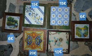 Baldosas hidráulicas antiguas decoradas