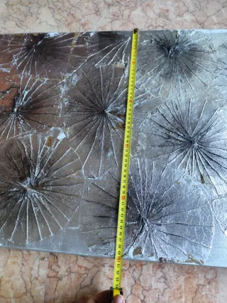 Cuadro Decorativo Plata y Marrón