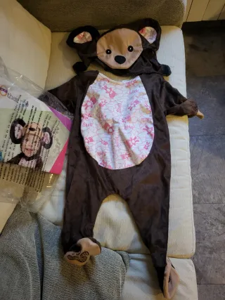 Disfraz de oso para bebé