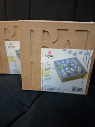 Cajitas Rayher de papel