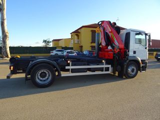 MAN TGM 18 280-CAMIONES GANCHO+GRUA