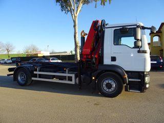 MAN TGM 18 280-CAMIONES GANCHO+GRUA